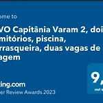 NOVO Capitânia Varam 2, dois dormitórios, piscina, churrasqueira, duas vagas de garagem