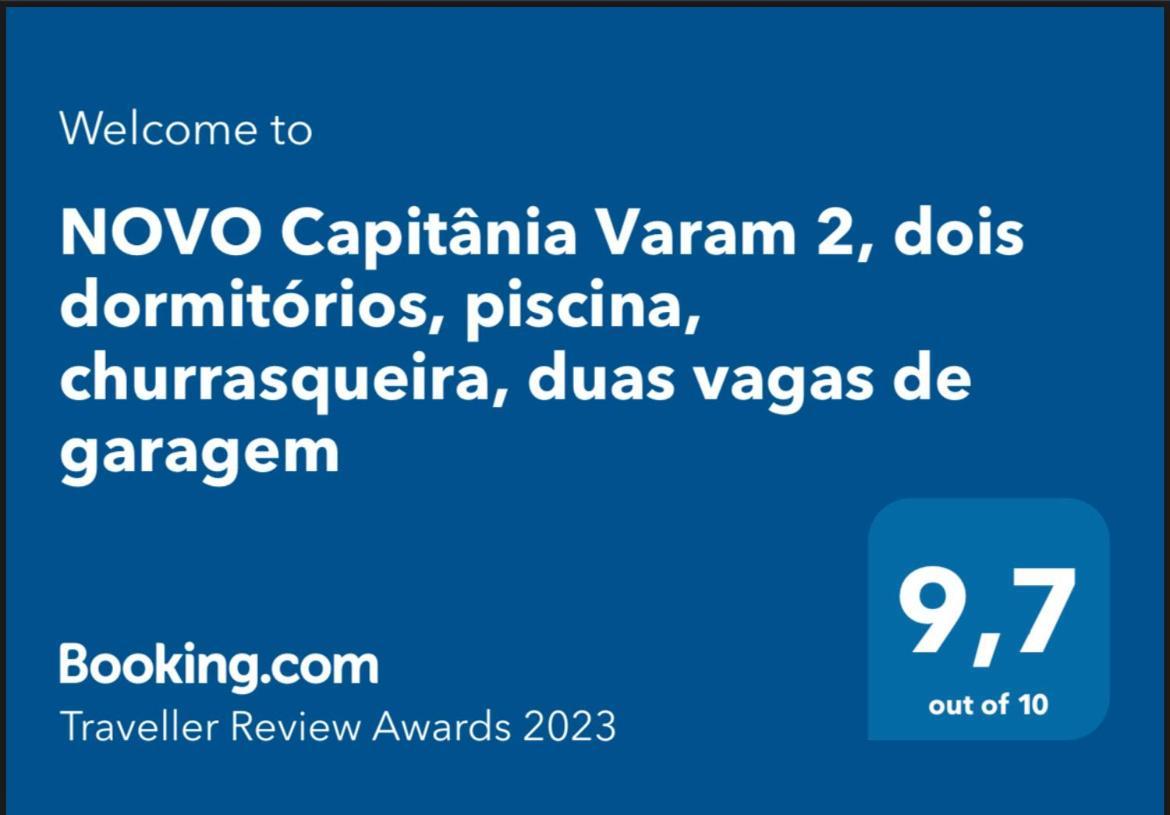 Apartamento Novo Capitania Varam 2, Dois Dormitorios, Piscina, Churrasqueira, Duas Vagas De Garagem